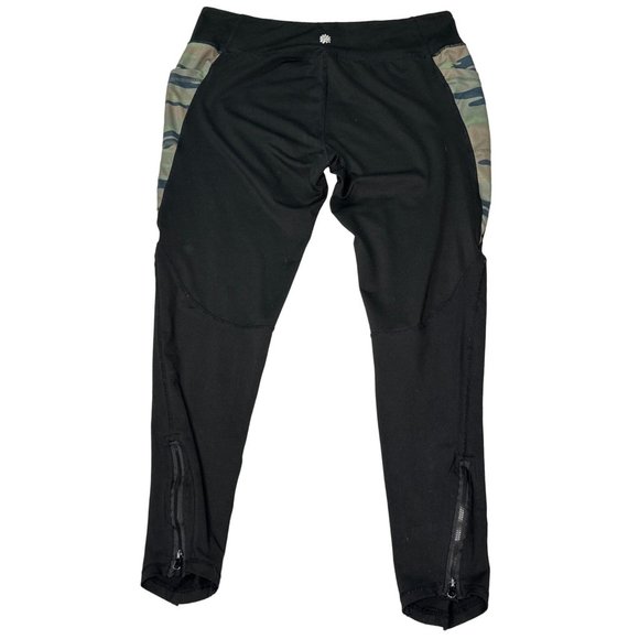 Love Charm Sport Workout Bottom Womens XL Camo Large Side Pockets Zipper Bottoms - Picture 3 of 13
